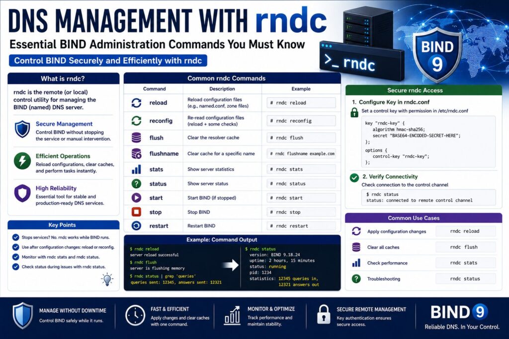 rndcコマンド