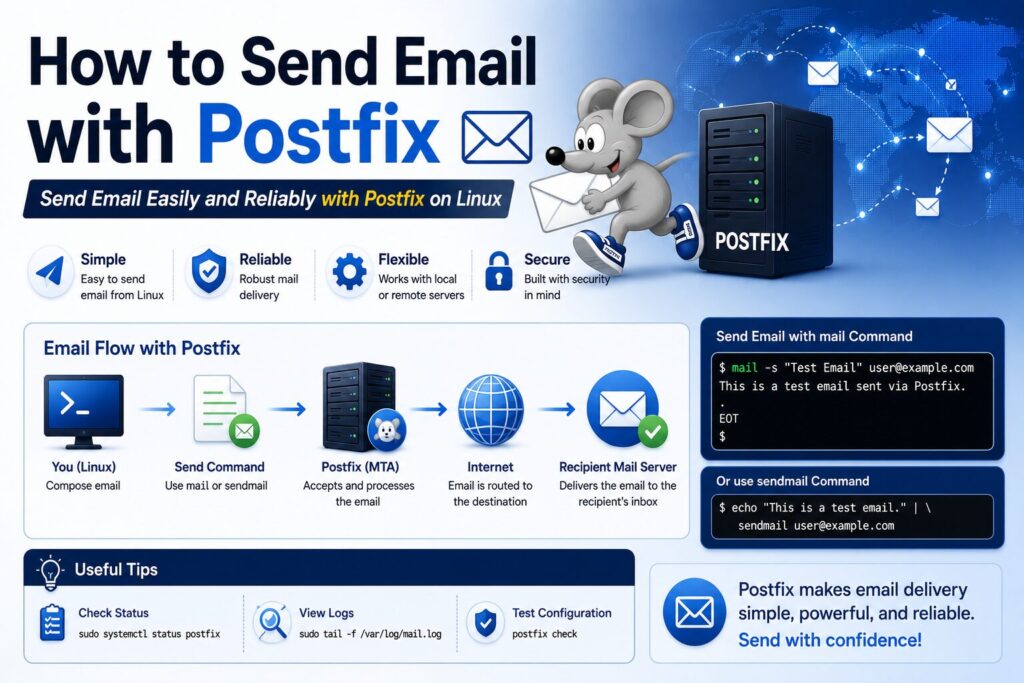 Postfixでメールを送信