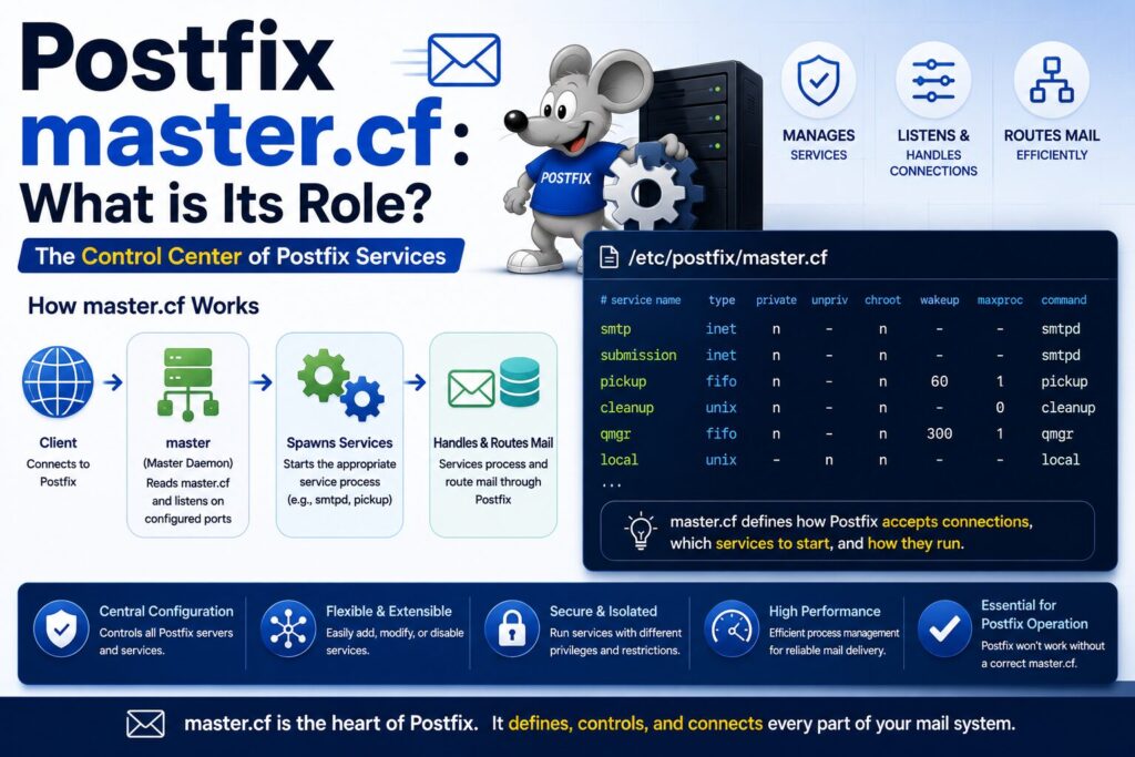 Postfixのmaster.cfの役割