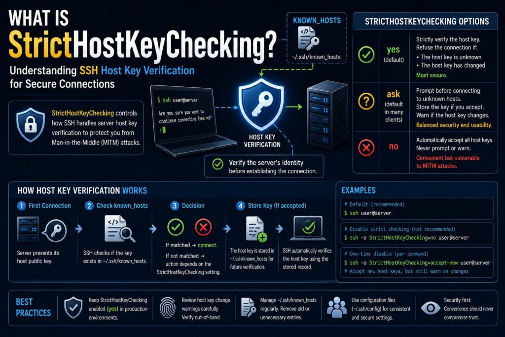 StrictHostKeyCheckingとは？